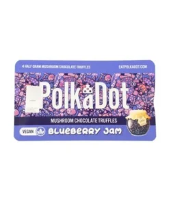 Polkadot Blueberry Jam Truffles